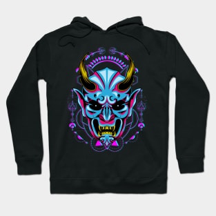 oni devil mask Hoodie